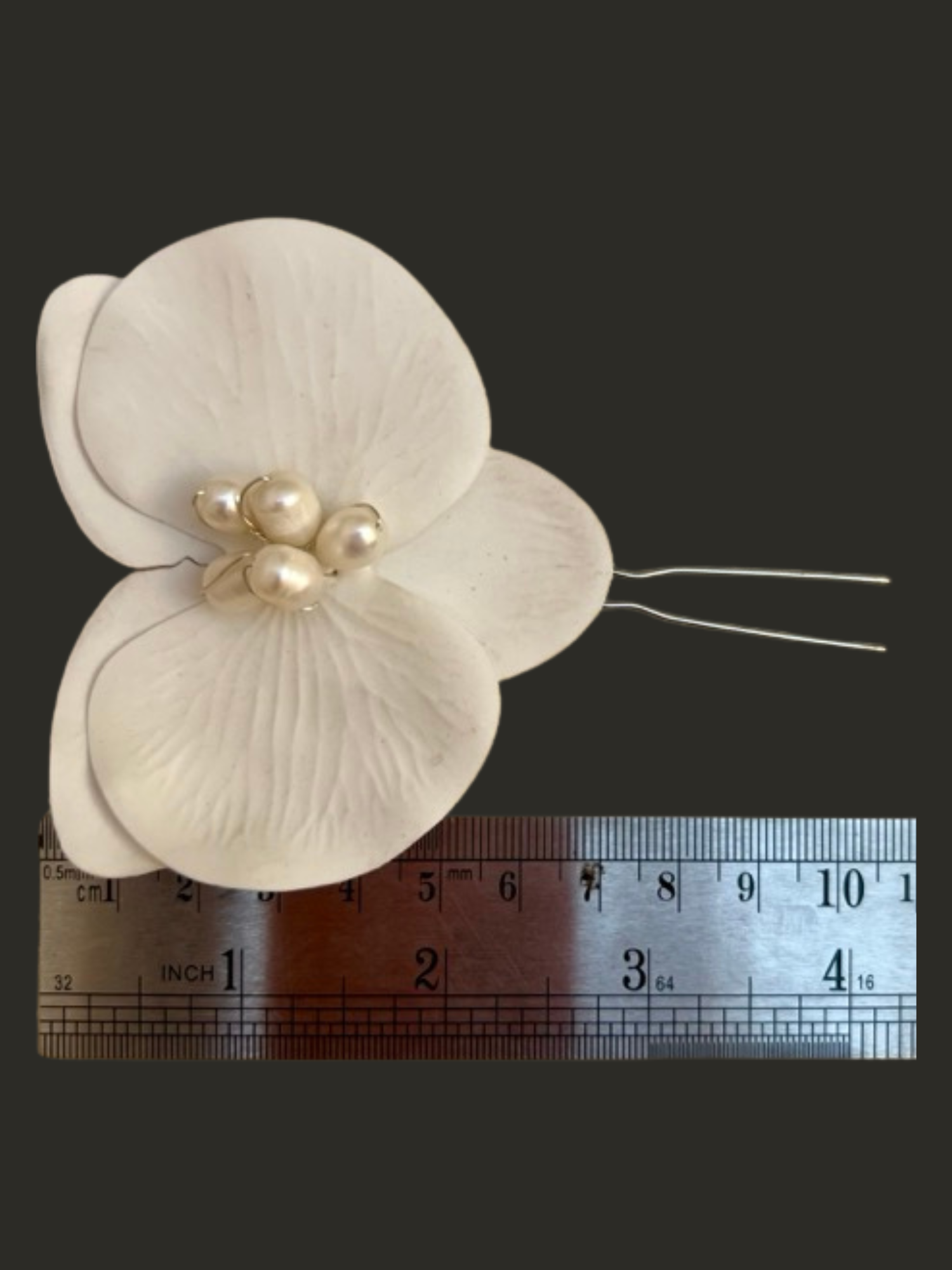 Orquideas - Seda y perlas