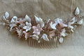 Tocado Azahar Blanco y Rosado