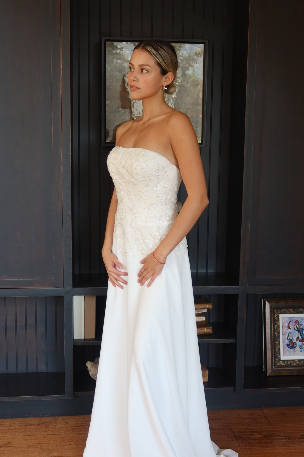 Fátima – Corset Bordado y Falda en Gasa Chiffon